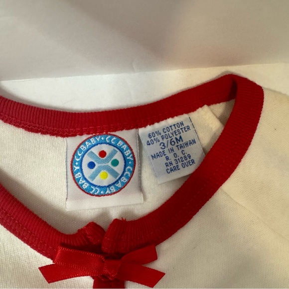 CC Baby Vintage Christmas Longsleeve 3/6 months - Picture 2 of 5